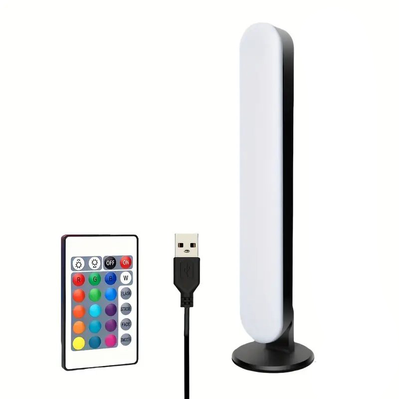 1 adet rgb led ışık barı 16 renk 4 mod usb ır uzaktan kumanda